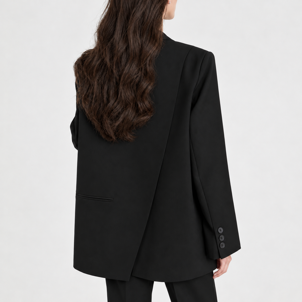 Almerinda Relaxed Fit Blazer - Black