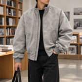 Arturo Stand Collar Jacket - Gray
