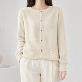 Doriana Pocket Cardigan - Beige