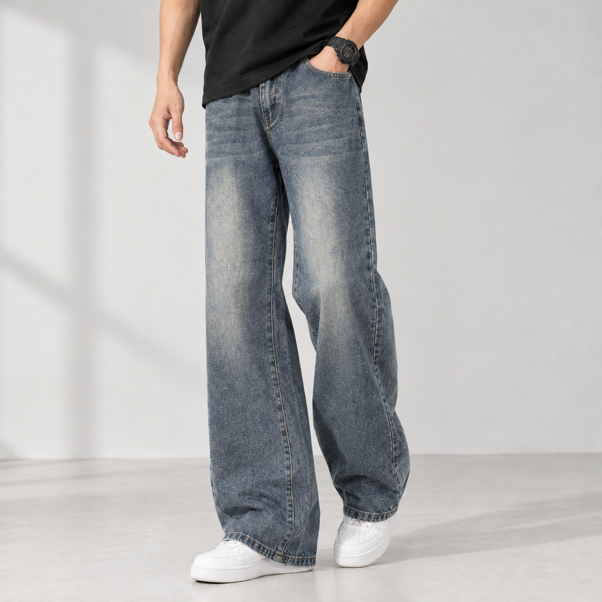 August Wide Leg Jeans - Nostalgic Blue