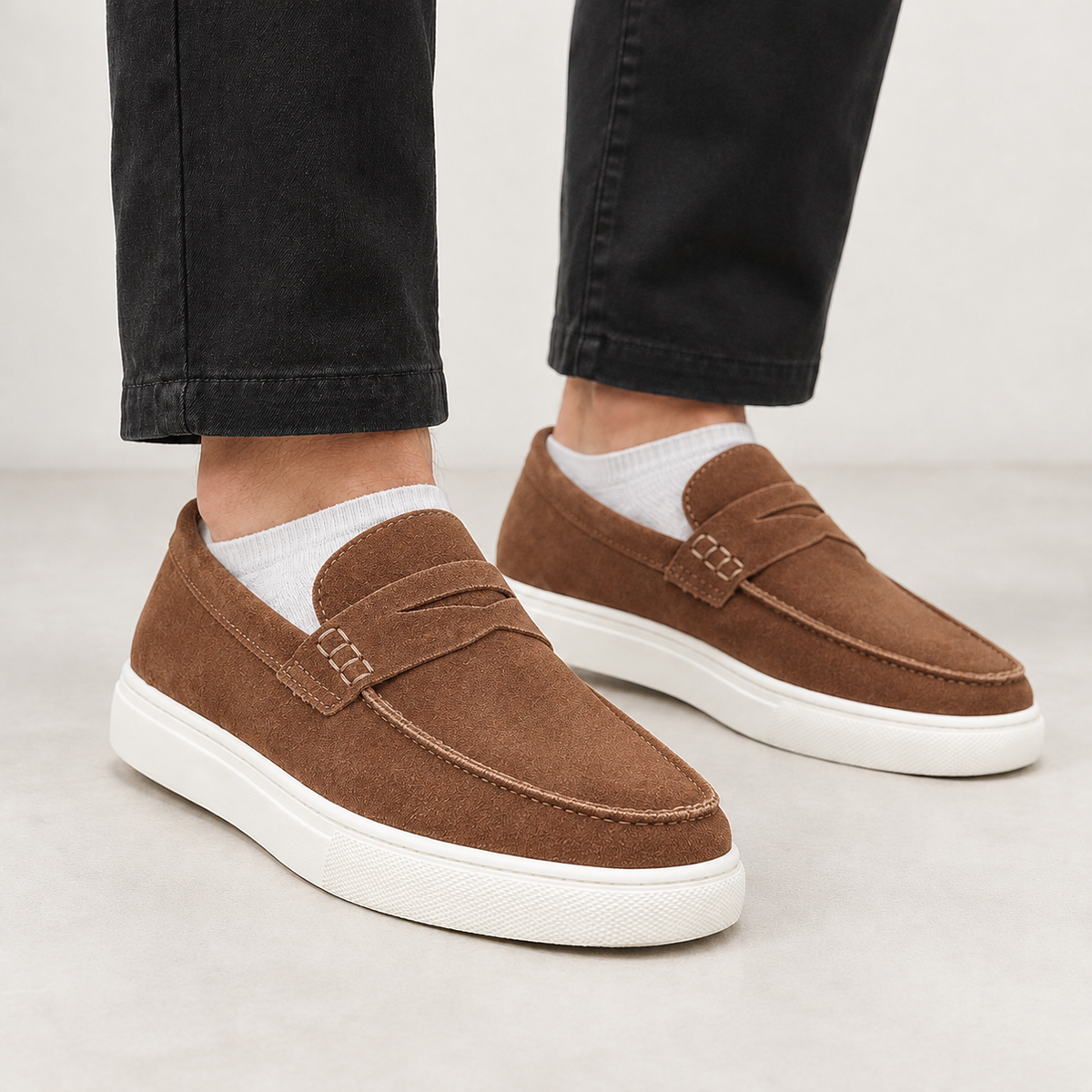 Bjartmar Penny Loafer Sneakers - Brown