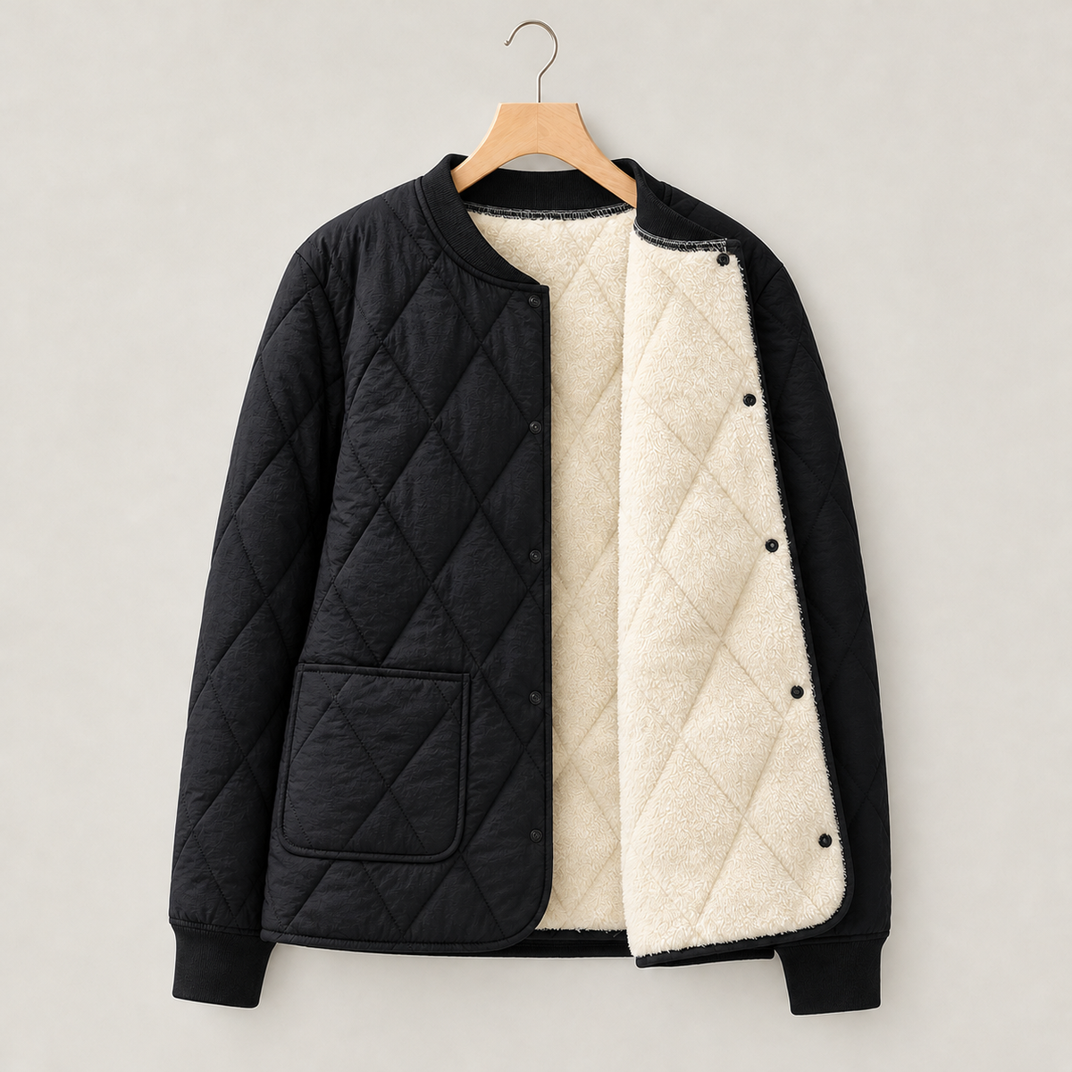 Georg Quilted Jacket - Black