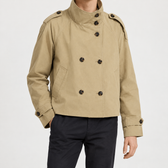 Oskar Double Breasted Jacket - Khaki