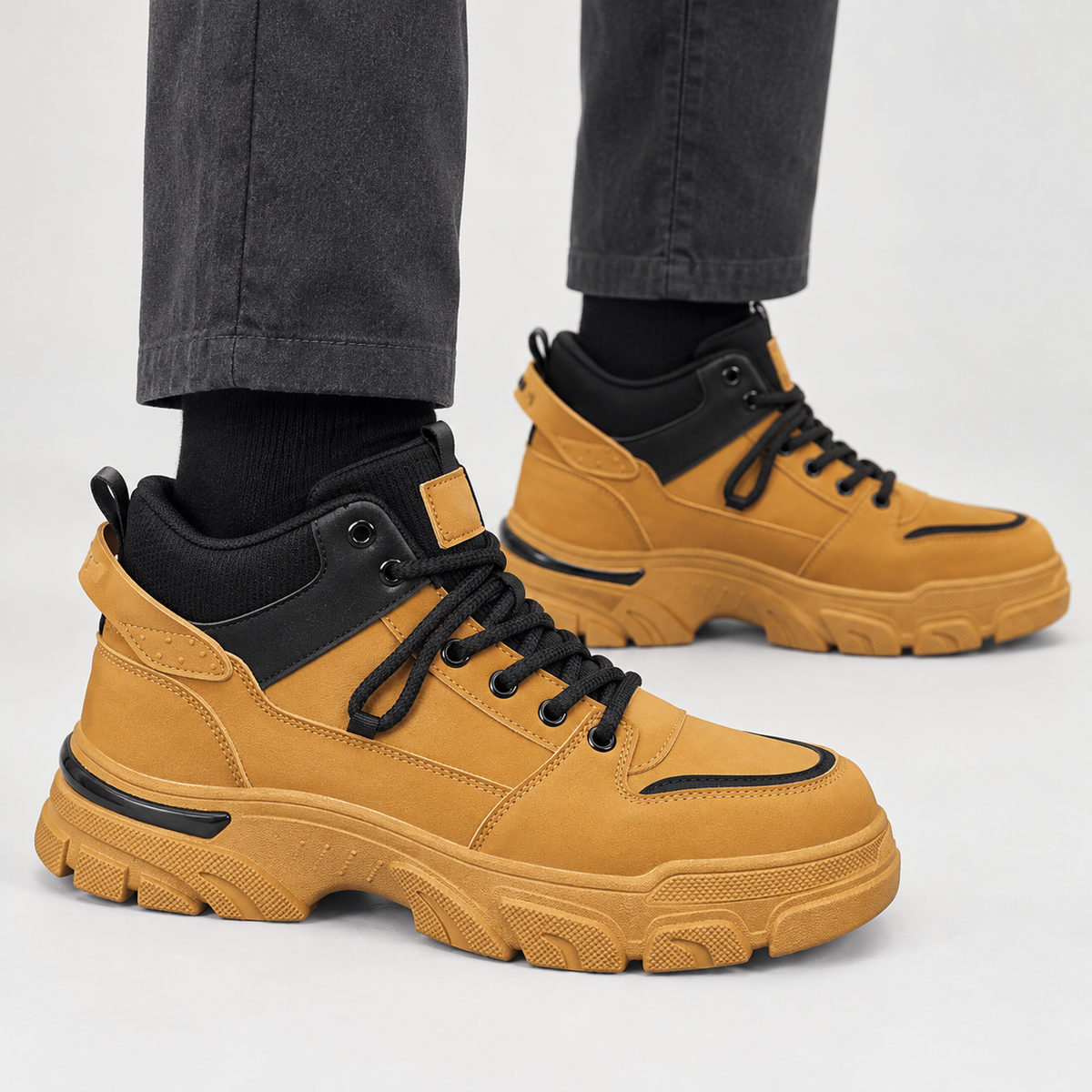 Giacomo Chunky Sneakers - 063khaki