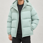 Aasmund Corduroy Puffer Jacket - Light Green