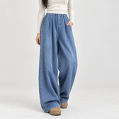 Blandine Wide Leg Pants - Retro Blue