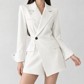 Anaelle Tailored Playsuit - Off White