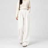 Jocelyne Wide Leg Pants - White