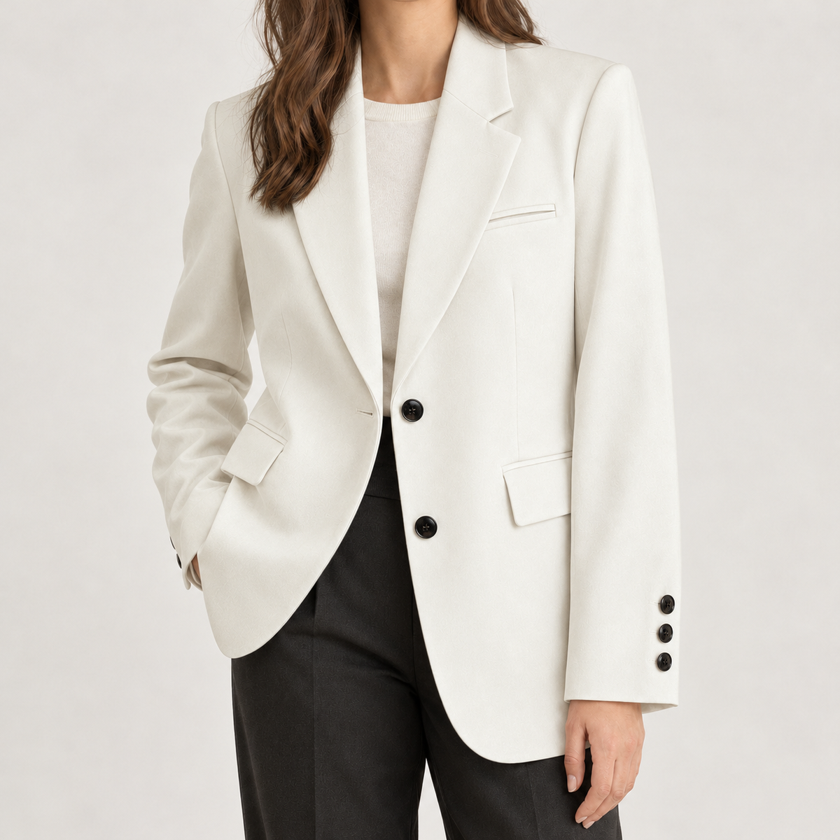 Galatea Relaxed Fit Blazer - Beige