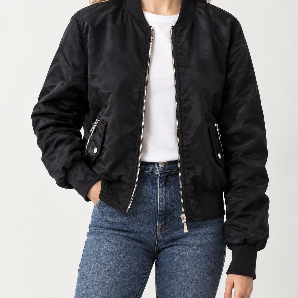 Margot Bomber Jacket - Black