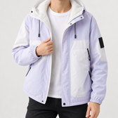 Patrice Hooded Jacket - Light Purple