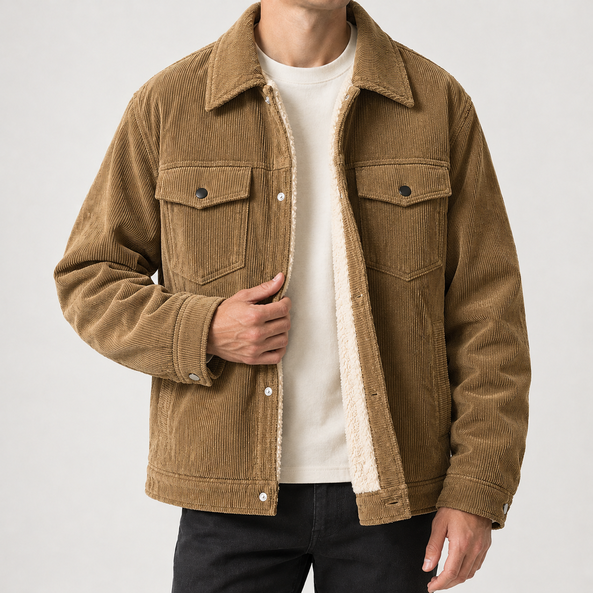 Barnabe Corduroy Jacket - Brown