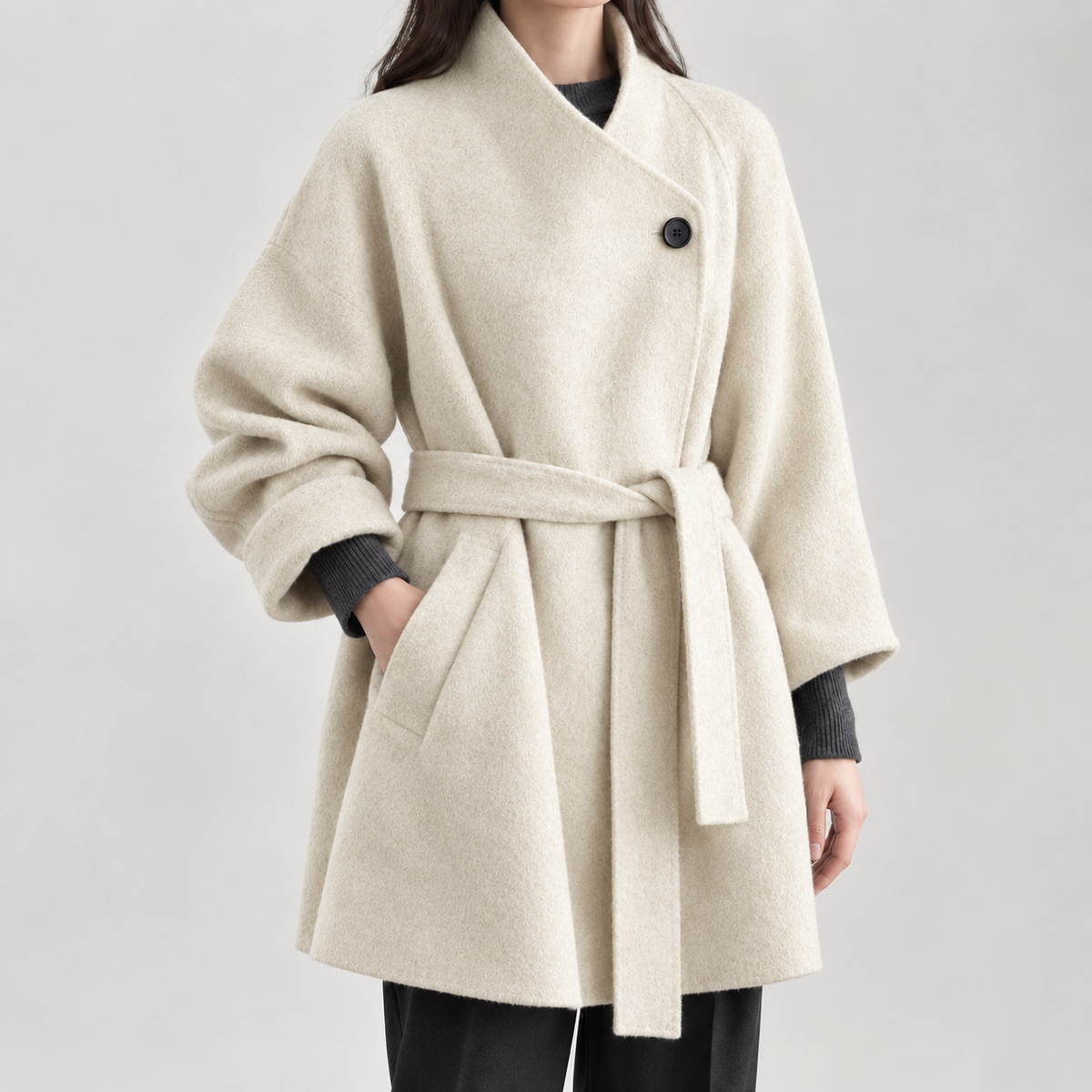 Cassidy Wool Coat - Off White