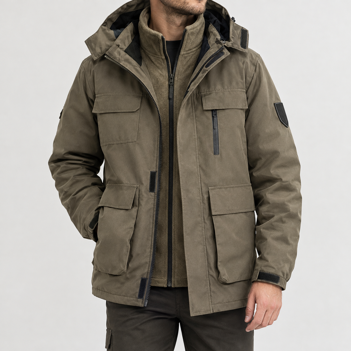 Antolin Three In One Jacket - Coffee