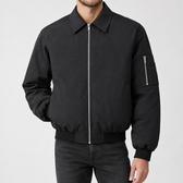 Isidore Bomber Jacket - Black