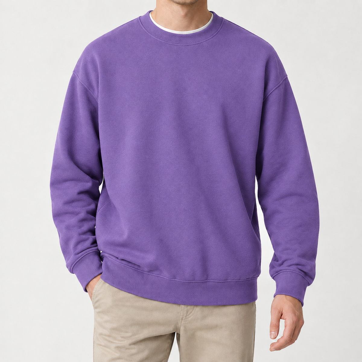 Pascal Crewneck Sweatshirt - Purple