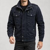 Elian Utility Jacket - Dark Blue