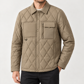 Luca Quilted Jacket - Khaki