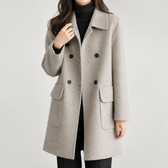 Annalena Double Breasted Coat - Gray