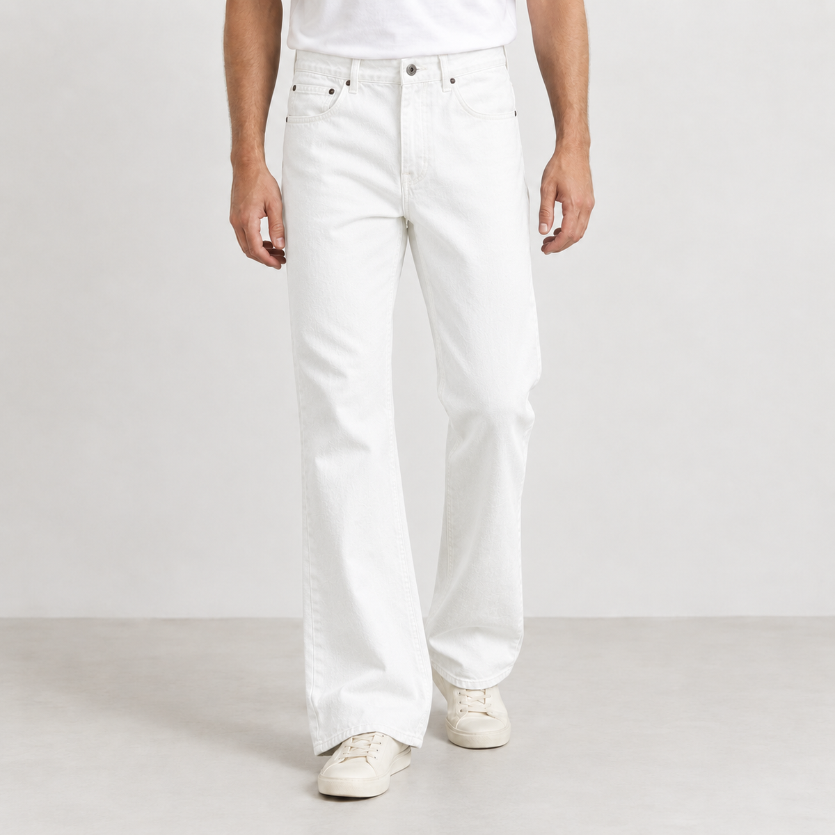 Romano Flared Jeans - White