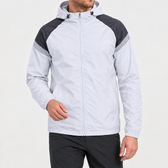 Rasmus Hooded Windbreaker Jacket - Gray