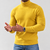 Saverio Turtleneck Sweater - Yellow