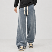 Gottfried Wide Leg Jeans - Retro Blue