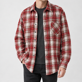 Gianfranco Plaid Overshirt - Red