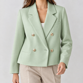 Alida Tailored Blazer - Emerald Green