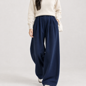 Jocelyne Wide Leg Pants - Dark Blue