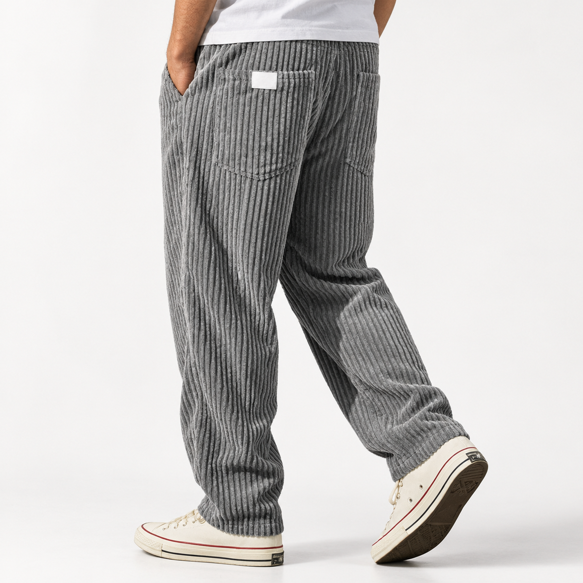 Arnoud Corduroy Pants - Gray