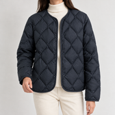 Luisella Quilted Puffer Jacket - Navy
