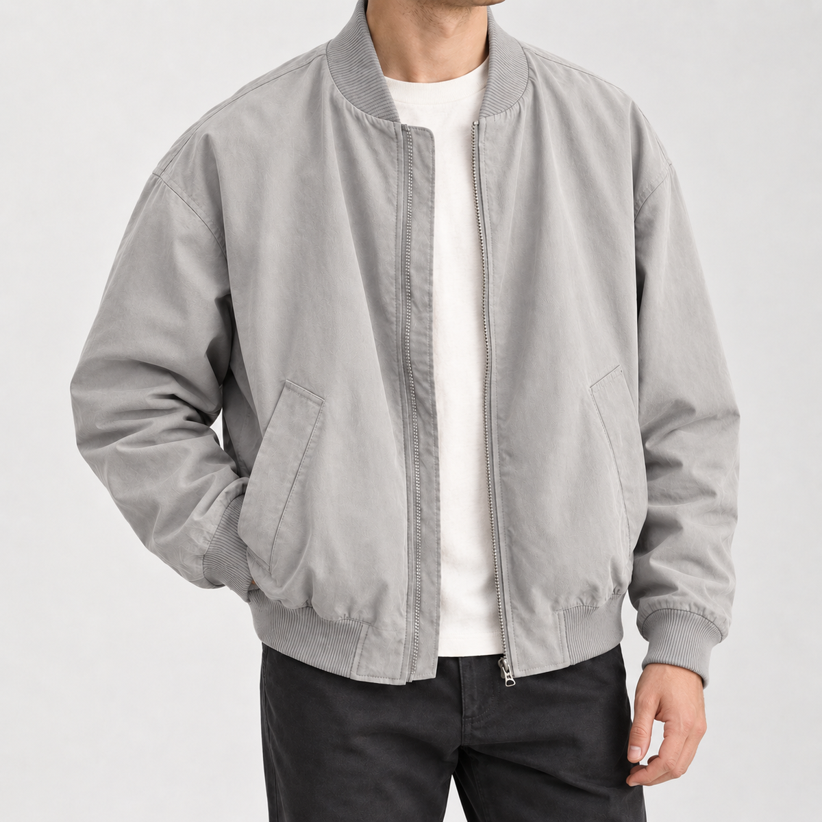 Knox Bomber Jacket - Gray