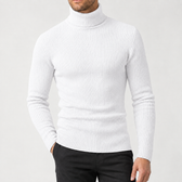 Oliver Ribbed Sweater - White