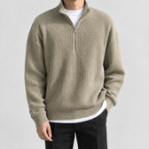 Igor Half Zip Sweater - Khaki