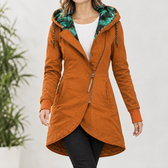 Elisabeth Hooded Jacket - Ginger Yellow