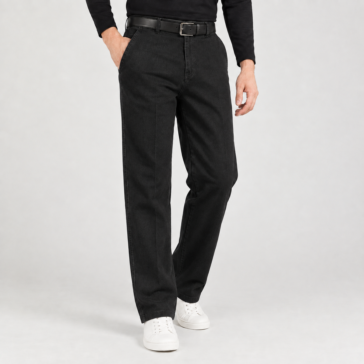 Duarte Straight Jeans - Pure Black