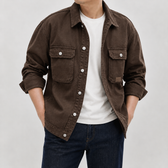 Elmar Utility Jacket - Coffee