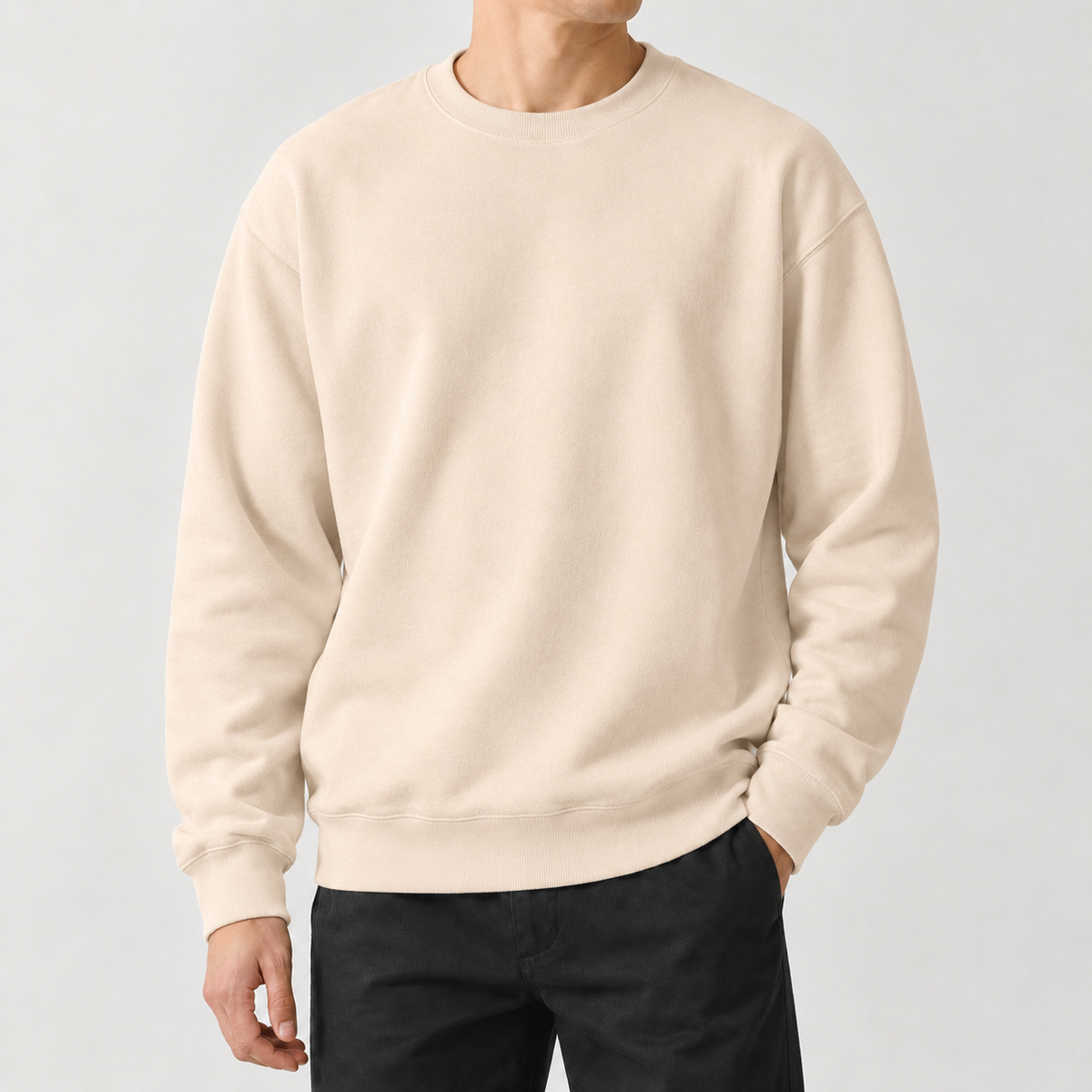 Gudmund Brushed Sweatshirt - Khaki