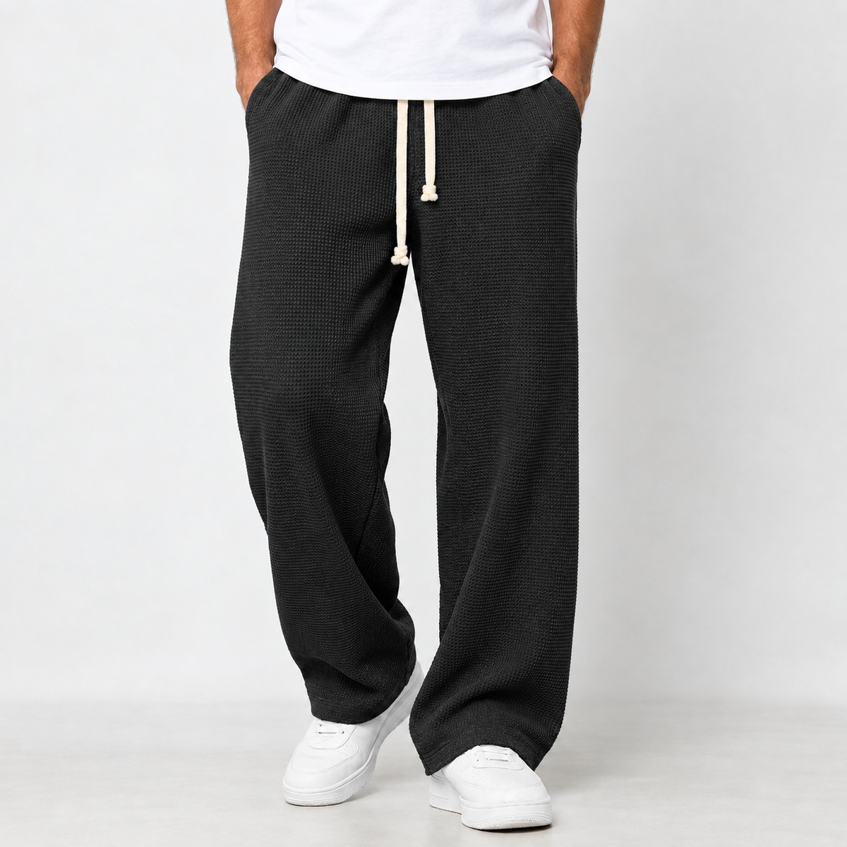 Ramsey Wide Leg Pants - Black