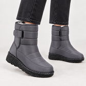 Bodil Quilted Snow Boots - Gray