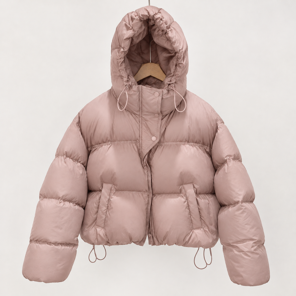 Consuelo Hooded Puffer Jacket - Pink