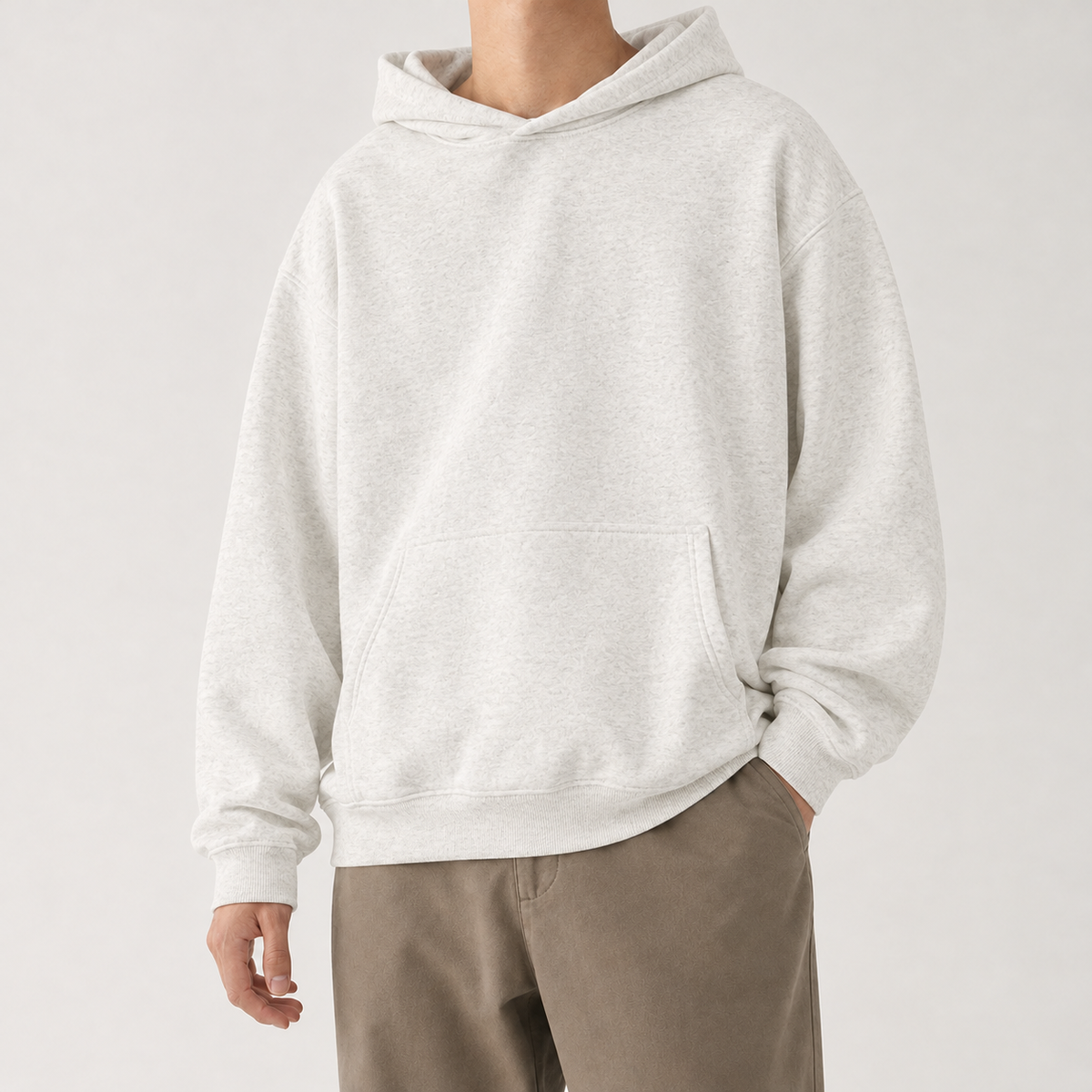 Giorgio Oversized Hoodie - Light Flower Ash