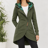 Elisabeth Hooded Jacket - Military Green