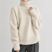Matilde High Neck Sweater - Off White