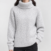 Aurel Roll Neck Sweater - Gray