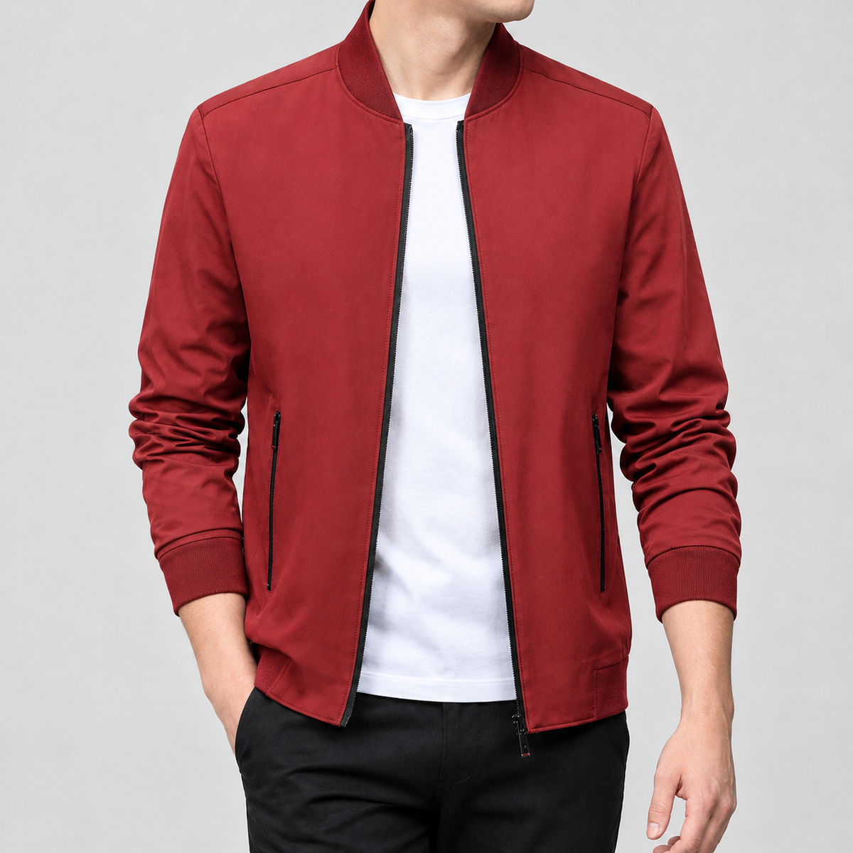 Enguerrand Zip Jacket - Red