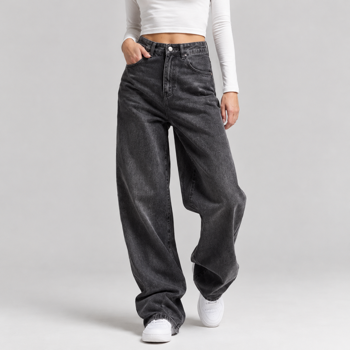 Bianka Wide Leg Jeans - Nostalgic Blue