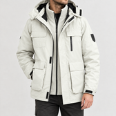 Antolin Three In One Jacket - Ivory White