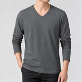 Gregers Cotton Tee - Charcoal Gray